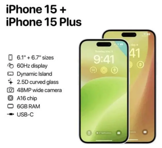 睢阳苹果15维修服务分享iPhone15有哪些机型 